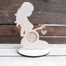 Фоторамка беременная, подарок на рождение ребенка, подарок женщине, рождение ребенка HWD-B001