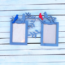 Фоторамка из дерева, подарок на день рождения, фоторамка в подарок HWD-B003