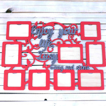 Фоторамка з дерева,  фоторамка подарунок на будь-яке свято HWD-A1161