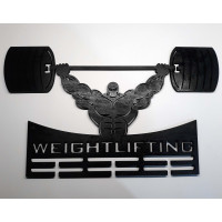 Медальниця, вішалка для медалей, медальниця WEGHTLIFTING  hwd-A0122