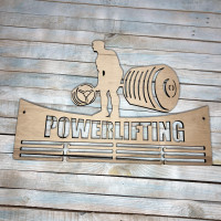Медальниця, вішак для медалей, медальниця powerlifting hwd-a0416