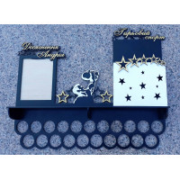 Медальниця, вішак для медалей, медальниця powerlifting hwd-a0868