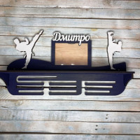 Медальница, холдер для медалей,  медальница тхеквондо, медальница Taekwondo HWD-A0210