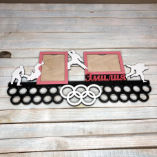 Медальниця на замовлення, медальниця карате, медальниця karate hwd-A0431