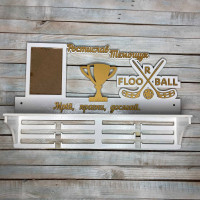 Медальниця флорбол, вішак для  медалей, медальниця floorball  HWD-A0934