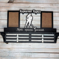Медальница хоккей, вешалка для медалей, медальница hockey HWD-A0818