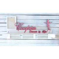 Медальница, холдер для медалей,  медальница бальные танцы, медальница танцы HWD-А0256