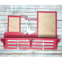 Медальница, холдер для медалей,  медальница бальные танцы, медальница танцы HWD-А0394