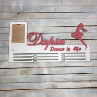 Медальница, вешалка для медалей, медальница на заказ, медальница танцы, медальница бальные танцы hwd-А0569