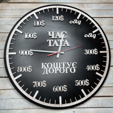 Годинник настінний для тата, подарунок батькові на ювілей hwd-A0483