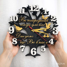 Часы настенные, подарок родителям, часы на свадьбу, подарок на юбилей  родителям hwd-A0601