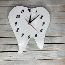 Часы настенные в форме зуба, часы для стоматологии, часы в стоматологию hwd-A0465