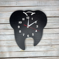 Годинник настінний у формі зуба, годинник для стоматології, годинник в стоматологію hwd-A0501