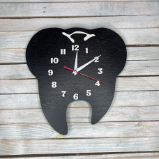 Годинник настінний у формі зуба, годинник для стоматології, годинник в стоматологію hwd-A0501