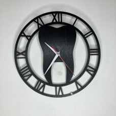 Годинник настінний у формі зуба, годинник для стоматології, годинник в стоматологію  hwd-A0535