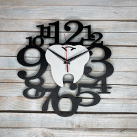 Годинник настінний у формі зуба, годинник для стоматології, годинник в стоматологію hwd-A0556