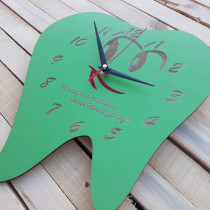 Годинник настінний у формі зуба, годинник для стоматології, годинник в стоматологію HWD-A0956