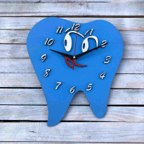 Годинник настінний у формі зуба, годинник для стоматології, годинник в стоматологію HWD-A0972