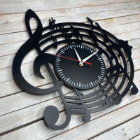 Годинник скрипковий ключ, подарунок вчителю музики HWD-A0726