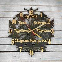 Часы настенные, оригинальные часы с пожеланиями, подарок учителю HWD-A1016