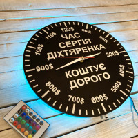 Часы настенные c подсветкой, подарок шефу, подрок босу, часы для боса hwd-A0706