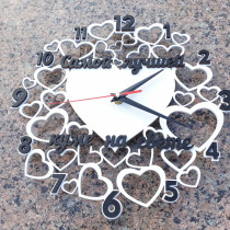 Настінний годинник, подарунок кумі, годинник настінний для куми hwd-A0952