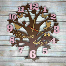 Годинник настінний, подарунок бабусі  hwd-A1078