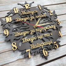 Часы настенные в подарок для мамы, часы для мамы hwd-W022