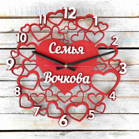 Часы настенные, часы для семейного интерьера HWD-A1023