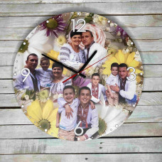 Часы настенные с семейными фото, часы универсальные HWD-A1073